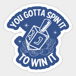 Spin To Win Sticker